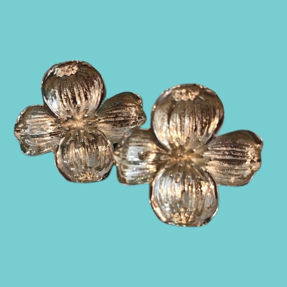Tiffany & Co. Jewelry - Tiffany & Co Dogwood Flower Earrings